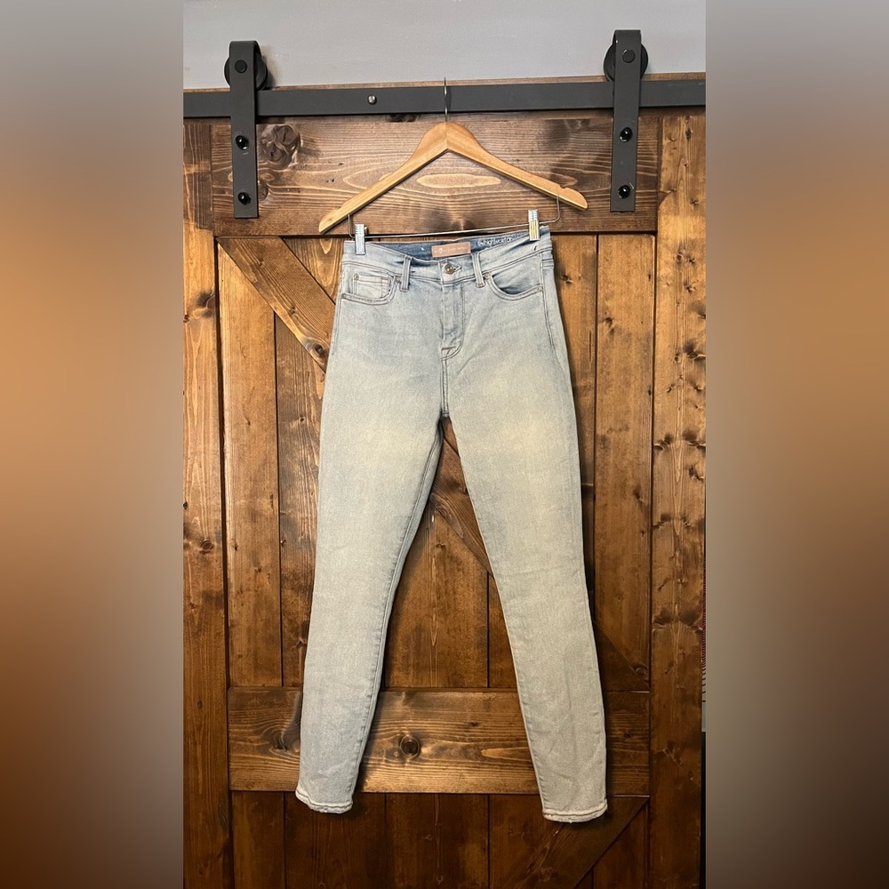 7 For All Mankind High Waist Ankle Skinny Sz 27